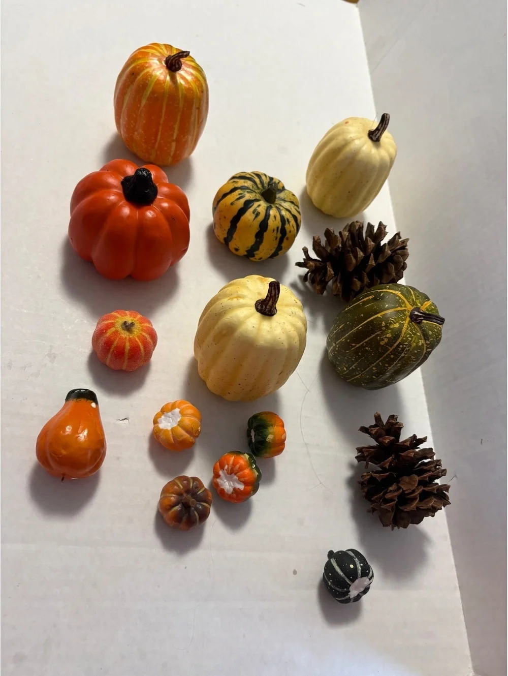 Variety of fall decor